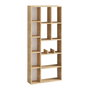 Hanah Home Estantería Dec0067 Roble Zafiro 75x170x18 cm